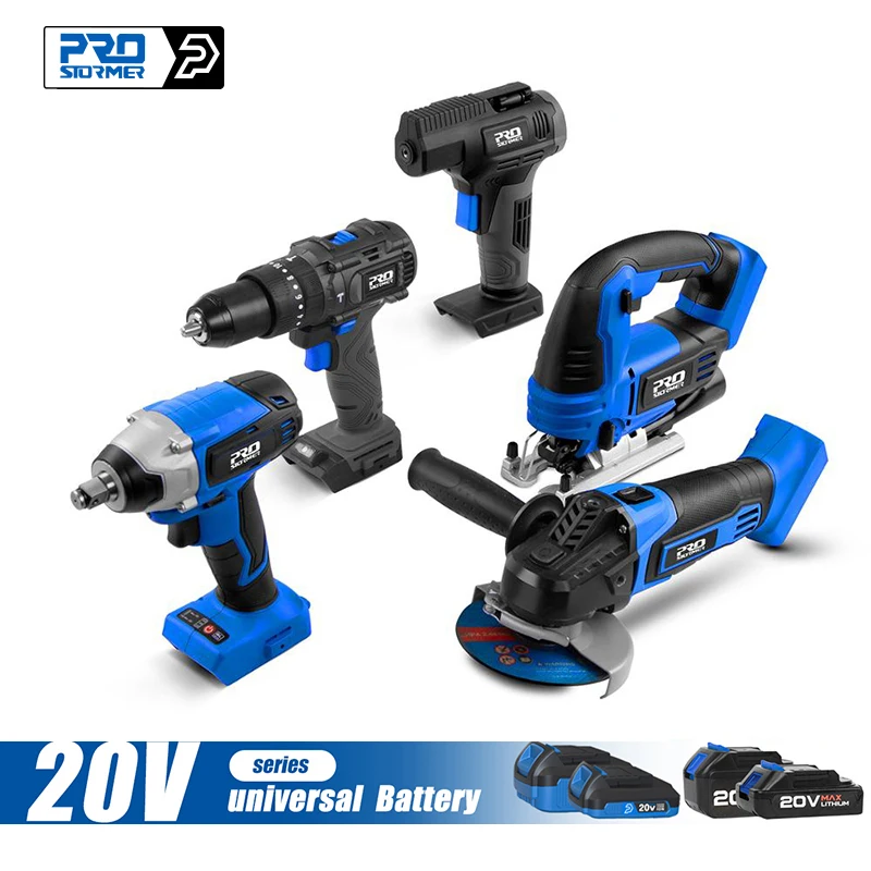 

20V Brushless Drill /Angle Grinder/ Burshless Impact Wrench/Air Inflator/Jig Saw Series Bare Power tools