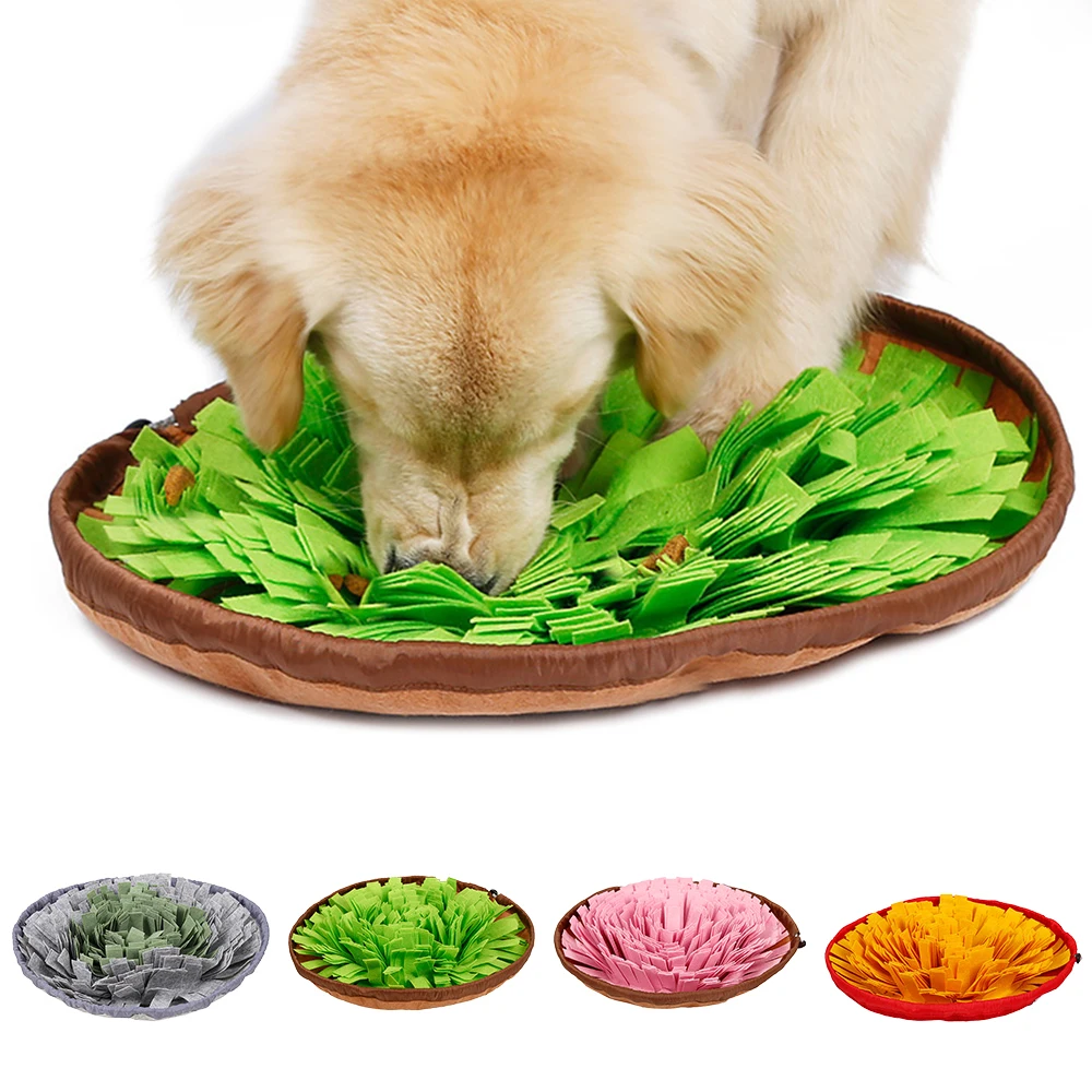 

Pet Toys Sniffing Mat Anti-choking Dog Training Pressure Relief Mat Puzzle Fun Finding Food Release Energy Cat and Dog Odor Mat