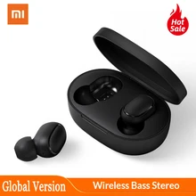 Оригинальные Xiaomi Redmi Airdots Bluetooth наушники 5,0 спортивные стерео беспроводные Bluetooth наушники Водонепроницаемая глобальная версия