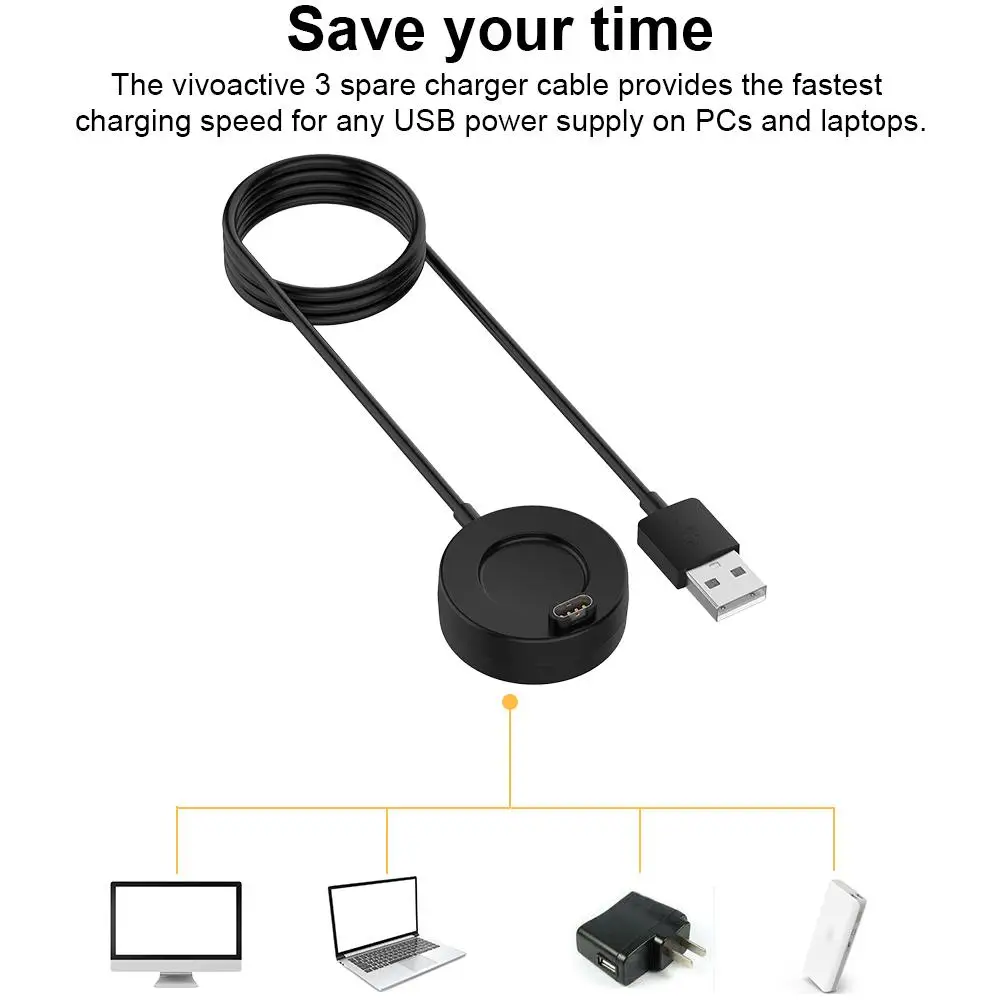 Универсальная зарядная док-станция USB для зарядки кабеля подставка-станция Fenix5/5X/