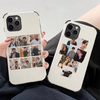 stray kids boy group kpop phone case lambskin leather for iphone 12 11 8 7 6 xr x xs plus mini plus pro max shockproof