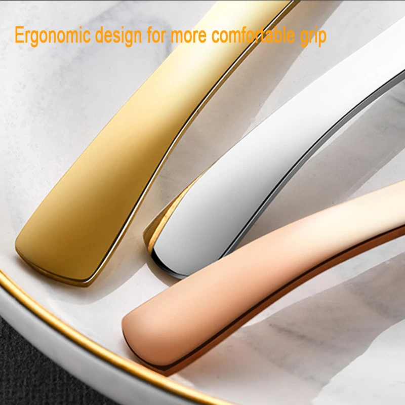 304 Stainless Steel Coffee Spoon Soup Meal Food Spoons Kids Ice Cream Dessert Mini Kitchen Dinner Tableware Drop Shipping | Дом и сад