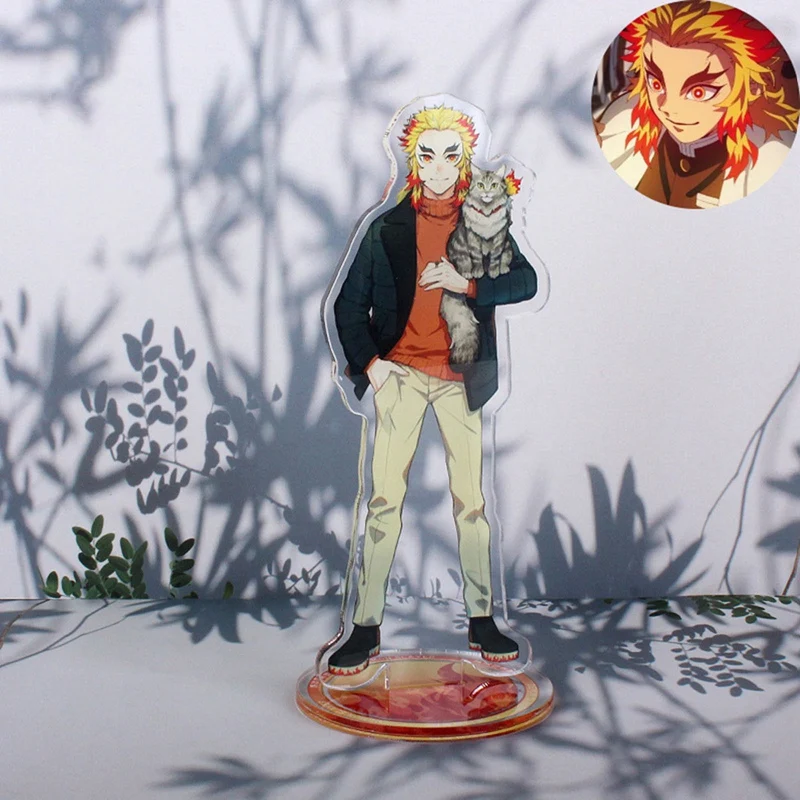 

Anime Demon Slayer: Kimetsu no Yaiba Acrylic Figures Stand Model Modern Style Tomioka Giyuu Kochou Shinobu Desk Ornaments 16cm