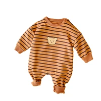 baby stripes rompers cotton kids clothes long sleeves children clothing newborn baby overalls boys clothes girls jumpsuit