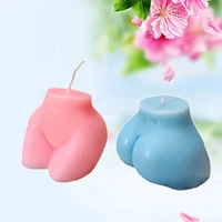 2pcs korean style art candle woman buttocks candle shooting props decorations festivals decorative candles for home decor