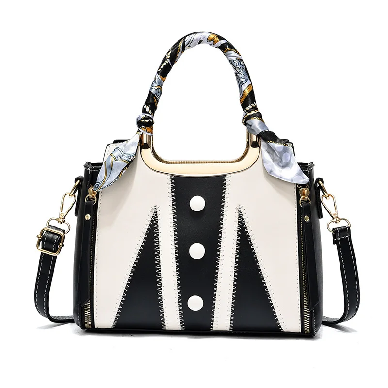 

Color matching women's bag new simple fashion atmosphere handbag versatile women's bag