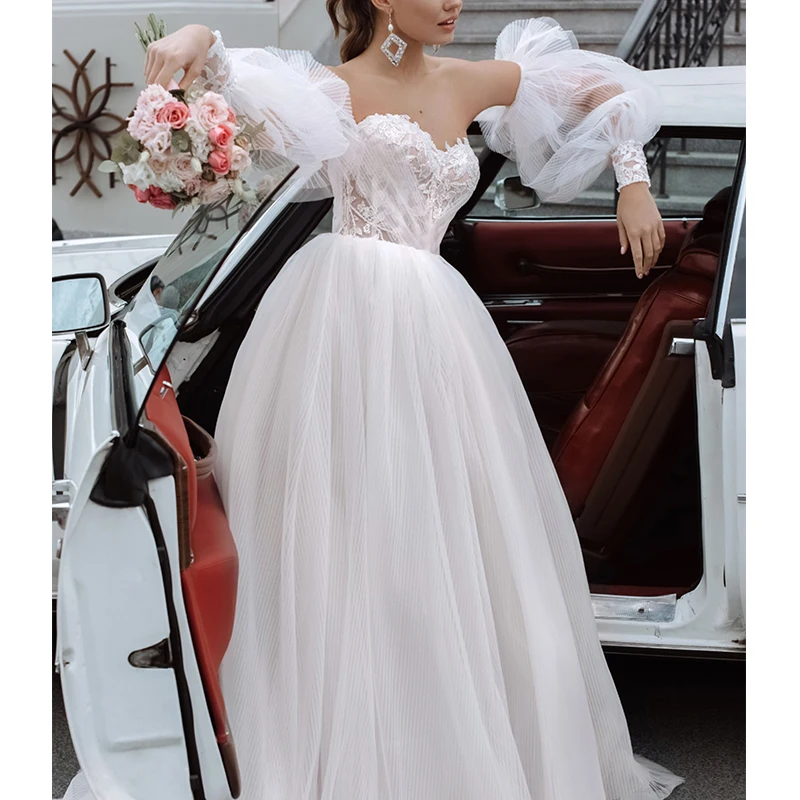 Обложка из органзы с рукавами-фонариками белая |