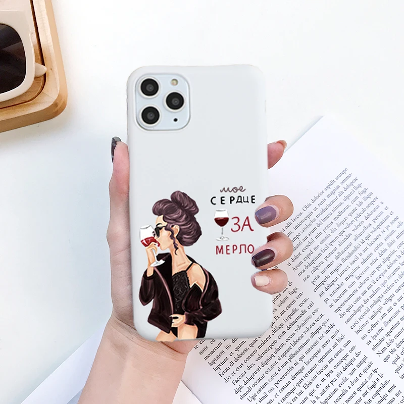 GYKZ крутой черный чехол для телефона с принтом меланина девушек iPhone SE 2020X11 Pro XS MAX XR 7