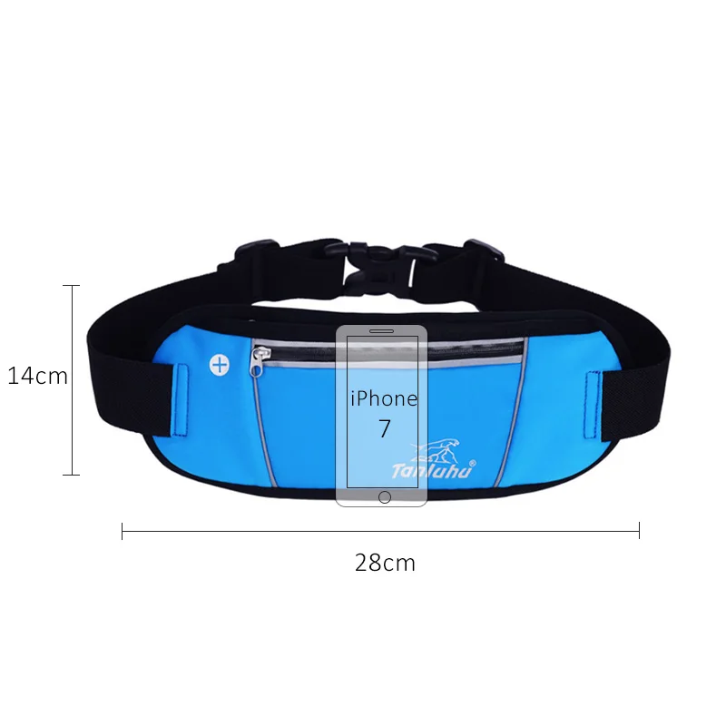 Мужская поясная сумка для бега женщин и мужчин ремня кошелек мобильный телефон