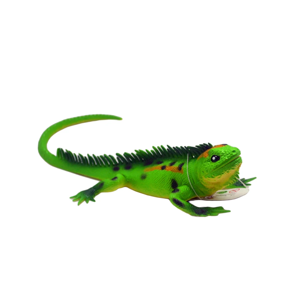 

37cm Simulation Lizard PVC Squeaky Animal Model Kids Toy Baby Bedtime Making Sound Realistic Cabrite Educational Toys For Child