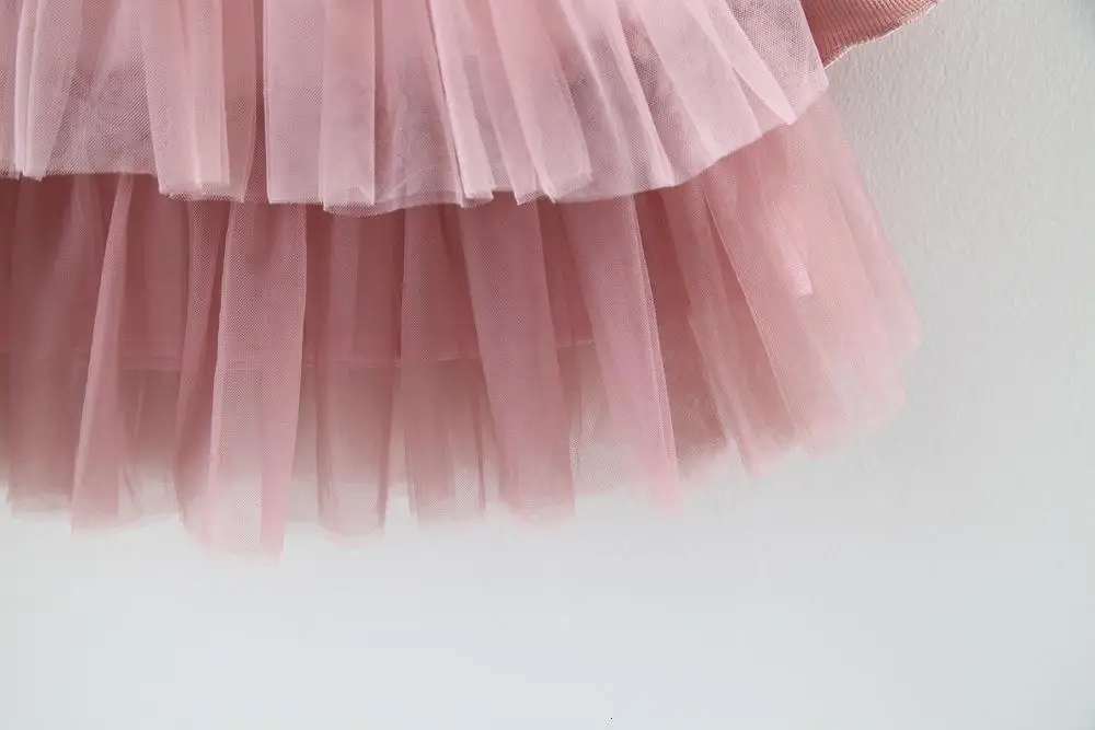 2019 новое осеннее платье для девочек повседневное праздничное Весенняя детская