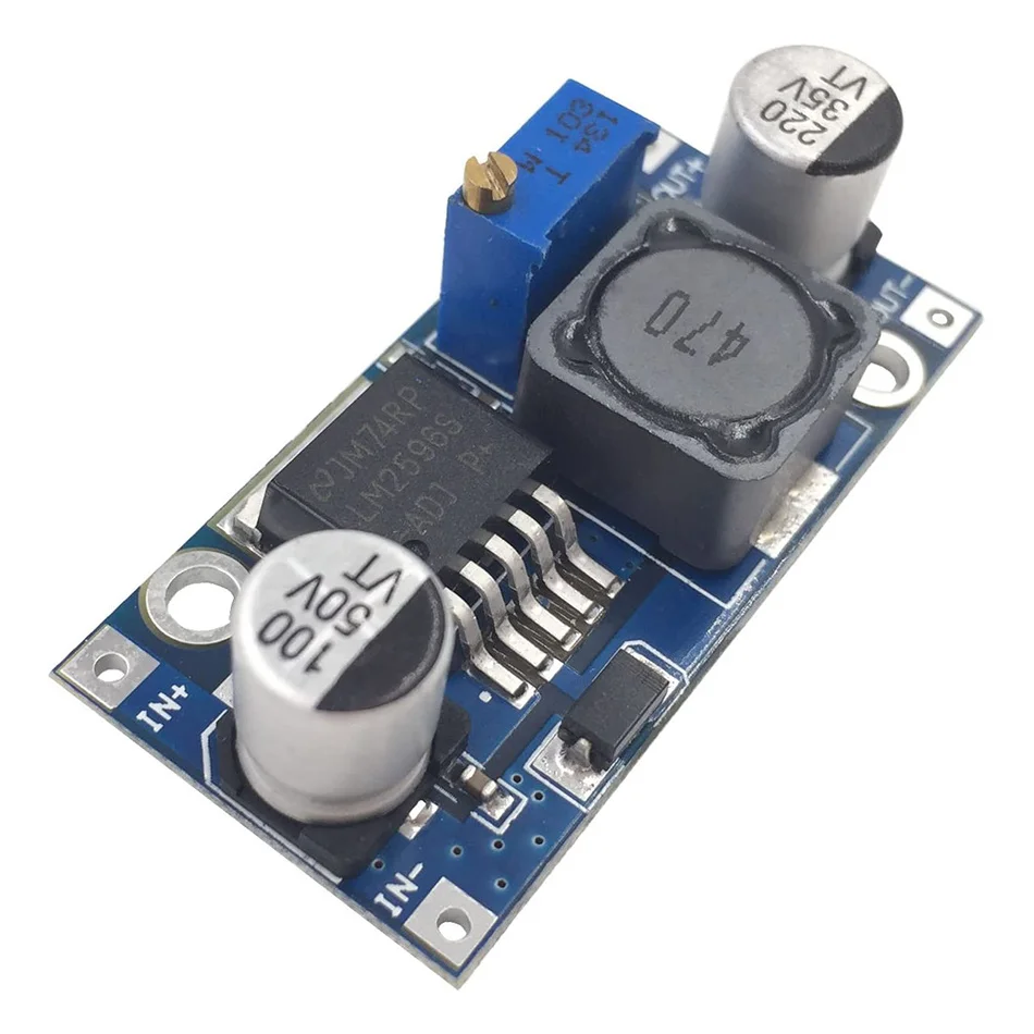

1pcs LM2596 Module Board LM2596S DC-DC 4.5-40V Adjustable Step-down Power Supply Module