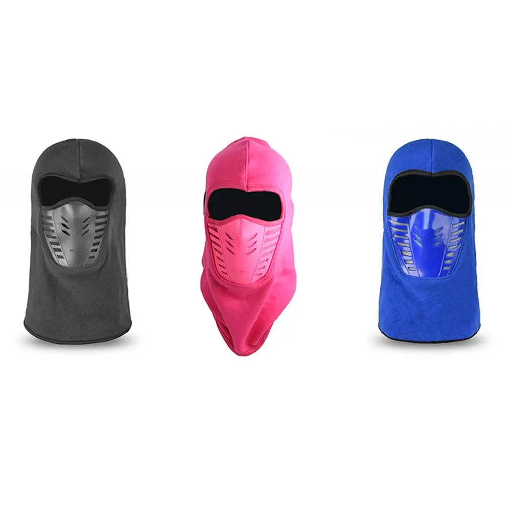 

Practical Winter Outdoor Riding Hooded Hat Thickened Fleece Face Protection Warm And Windproof Hood Mask
