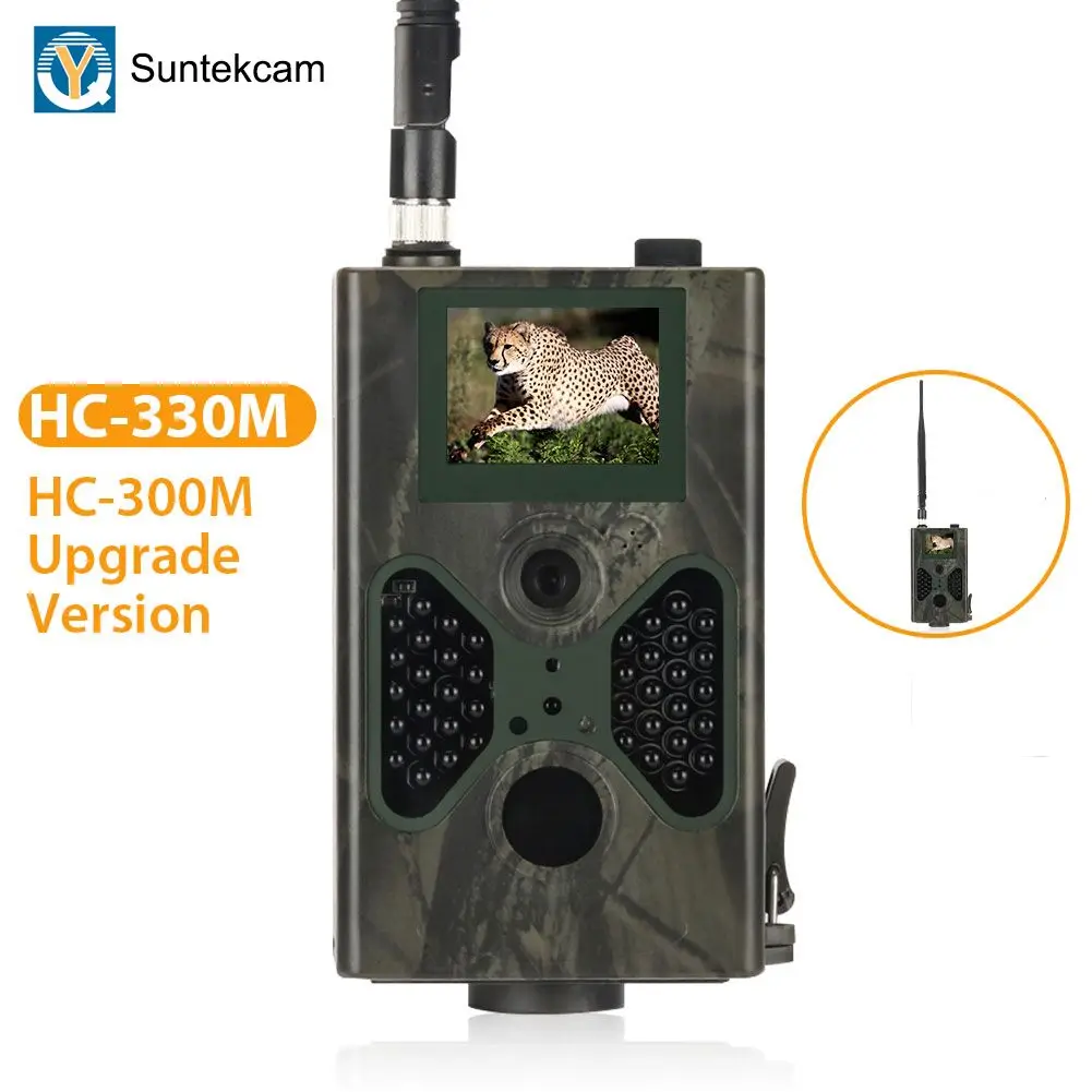 Cellular Hunting Trail Camera 16MP Photo Traps SMTP MMS GSM 1080P Night Vision HC330M Wildlife Wireless Cameras Surveillance