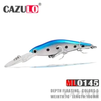 floating minnow fishing articulos lure weights 7g 10cm artificial bait pesca wobblers topwater pike fish tackle leurre esfishing