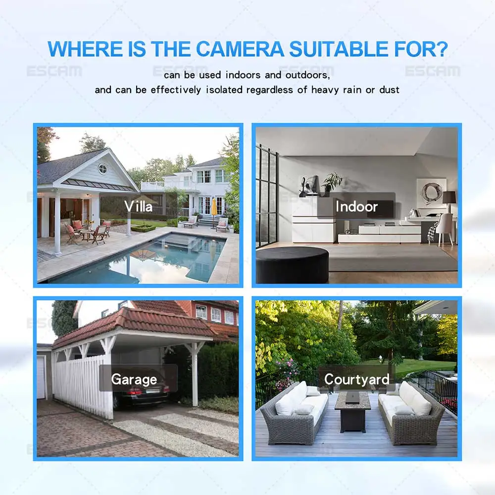 Escam QD300 Mini Bullet POE IP Camera 2.0 MP HD 1080P Onvif P2P IR Outdoor Surveillance Night Vision Infrared Security CCTV |