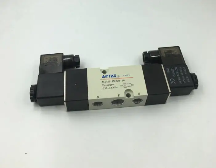 4M320-10 пневматический Соленоидный клапан 5 портов 2Pos 3/8 &quotсоленоидный воздушный