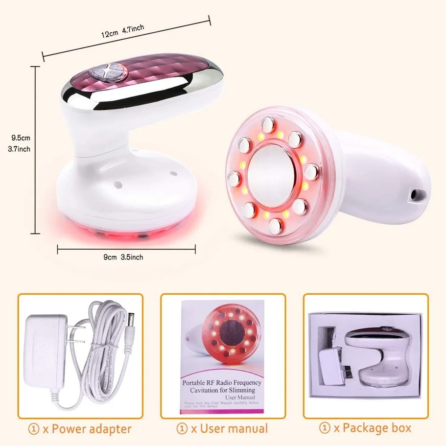 Goedkoop 500K Hoge Radio Frequentie Ems Ultrasone Vet Cavitatie Afslanken Massager Fototherapie Vet Brander Gewichtsverlies Cellulite Machine