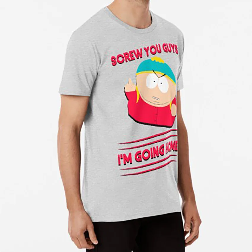 Футболка с надписью I'm going home и stick of truth cracture but whole cartman coon Кайл Стэн Кенни |