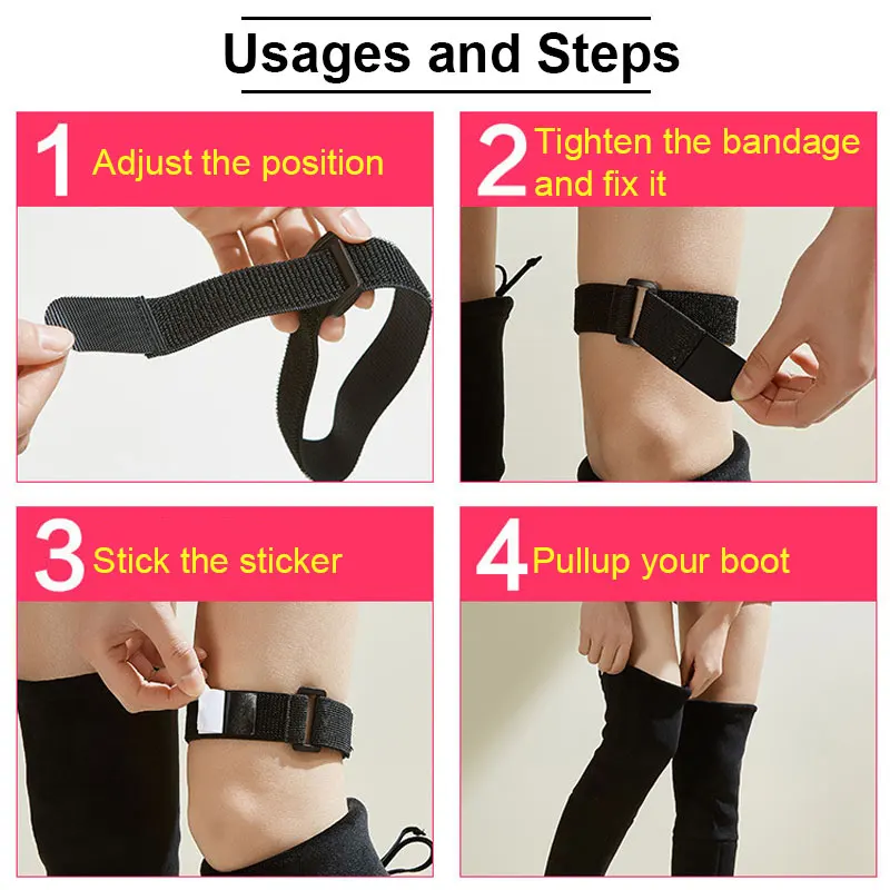 Аксессуары для ботинок противоскользящая Липучка украшение липкая пряжка