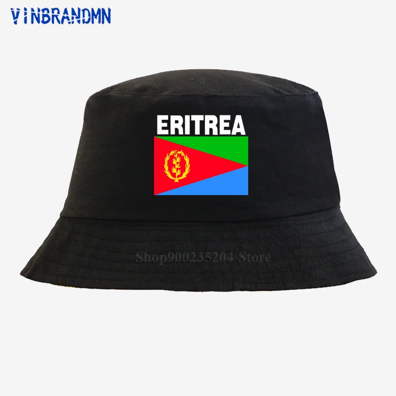 Eritrea Eritrean ERI ER unisex cool Bucket hats hip hop tracksuit nation cotton Fishing Fishermen summer hats Beach visor hats