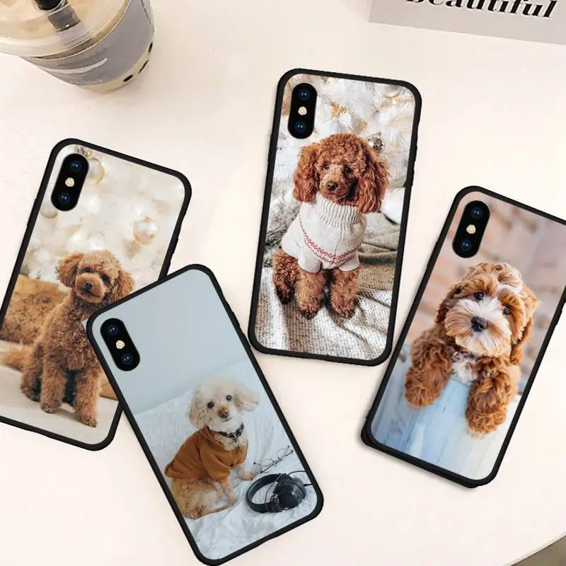 

Teddy dog cute animal Phone Case For iphone 12 11 13 7 8 6 s plus x xs xr pro max mini