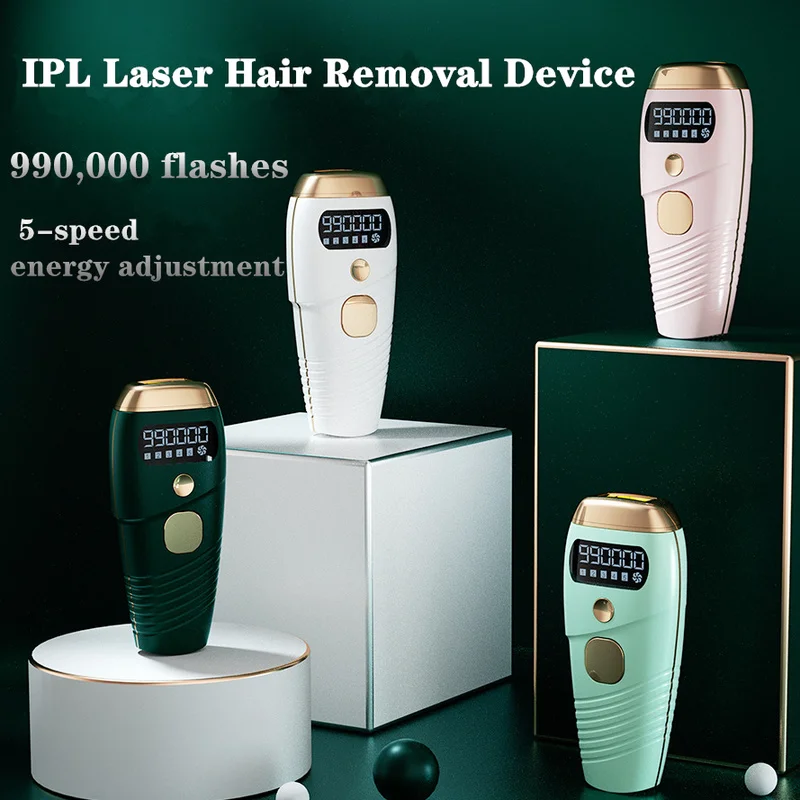 

990000 Flash Electric Laser Epilator IPL Hair Removal Quartz Lamp Photon Facial Body Permanent Hair Remover Device for Women