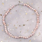 Женское Ожерелье Из Жемчуга 7-8 мм, ожерелье из цепочки с бусинами из натурального пресноводного жемчуга, свадебная бижутерия, подарки для вечеринок, 2022