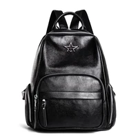 womens backpack shoulder bag black leather mini small cute girl bag for designer 2020 motorcycle travel diaper handbag