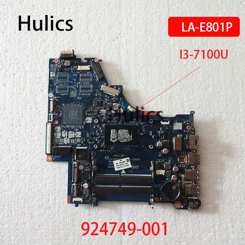 Hulics оригинал для HP 15 BS Материнская плата ноутбука LA E801P 924749 601 501 001 аккумулятор