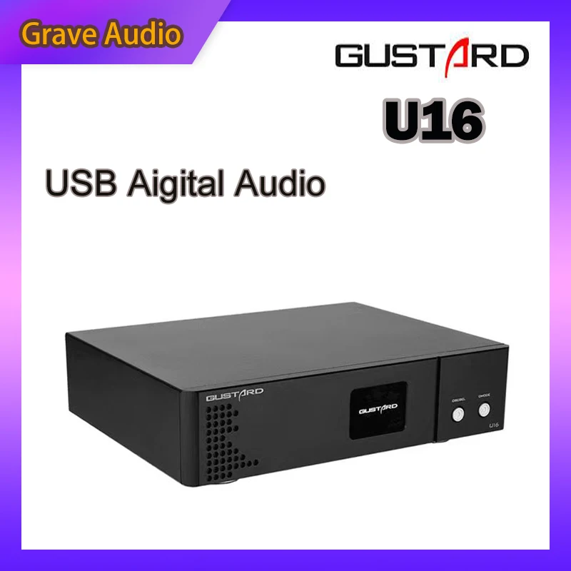 GUSTARD U16 ES8620 поддерживает PCM32bit/768K DSD512 DOP и встроенный DSD цифровой интерфейсный