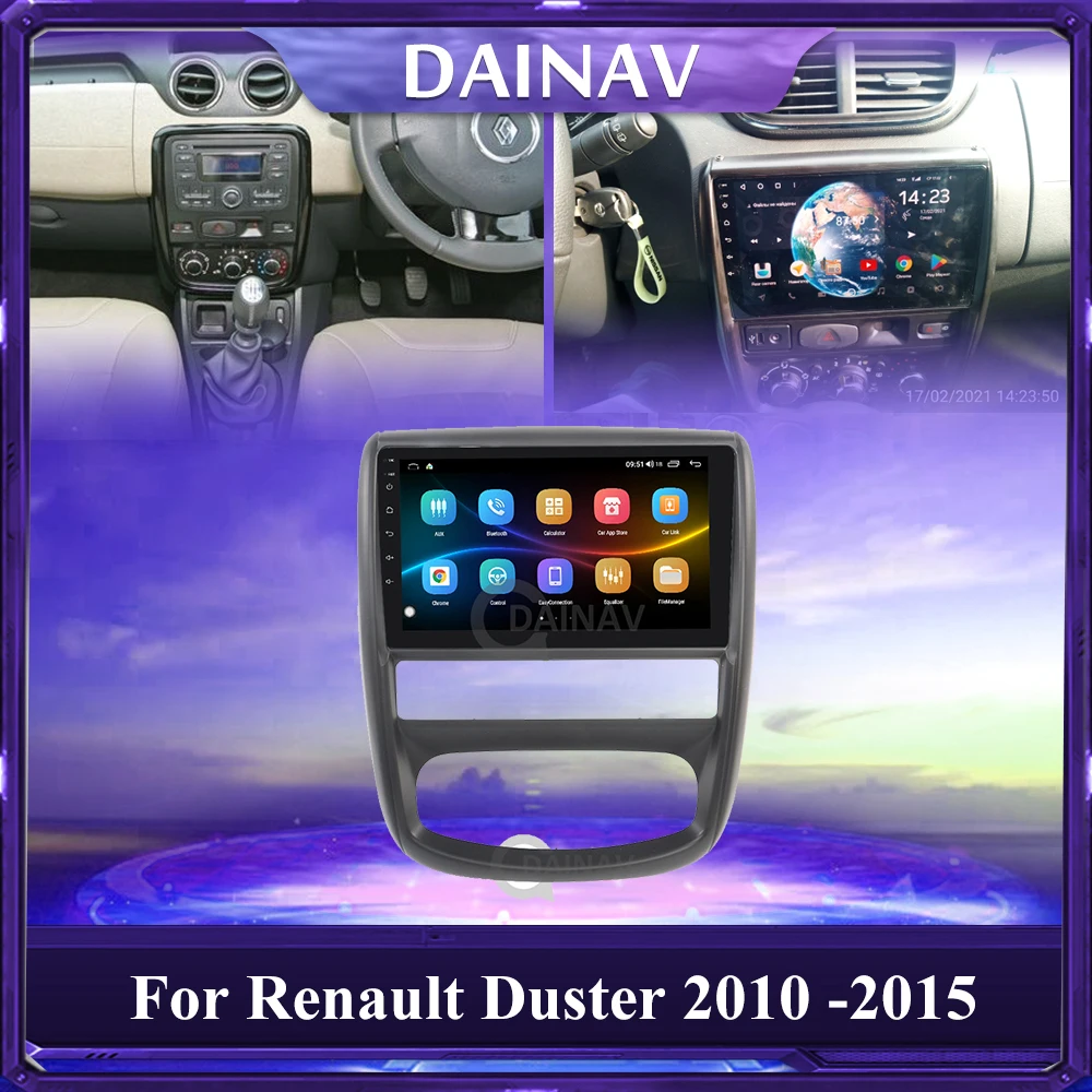 Автомагнитола 2 Din 6 + 128 ГБ Android для Renault Duster 2010 2011 2012 2013 2014 2015 стерео автомагнитола
