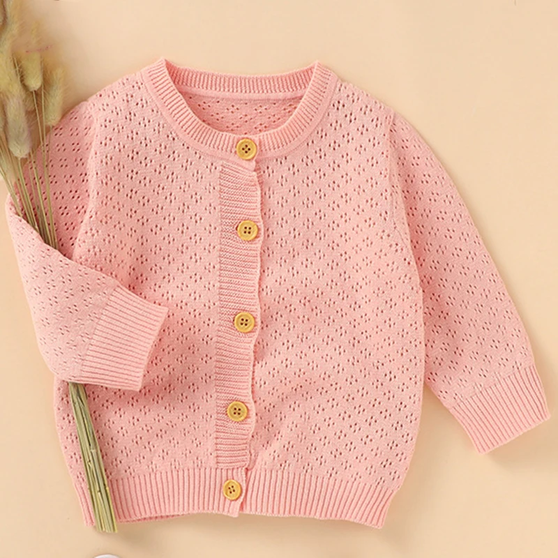 

Baby Sweaters Newborn Knit Cardigan Jacket Long Sleeve Infant Kids Girls Boys Knitwear Tops Autumn Spring Knitted Coat