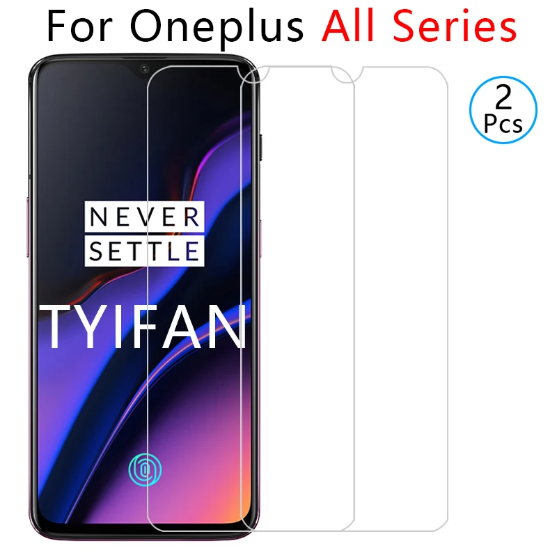 Закаленное стекло для Oneplus 7 6t 5 t 3 6 T 2 шт.|Защитные стёкла и плёнки телефонов| |