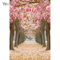 yeele pink cherry blossoms tree photo background photophone pinewood photography backdrops studio shoots for baby newborn cake