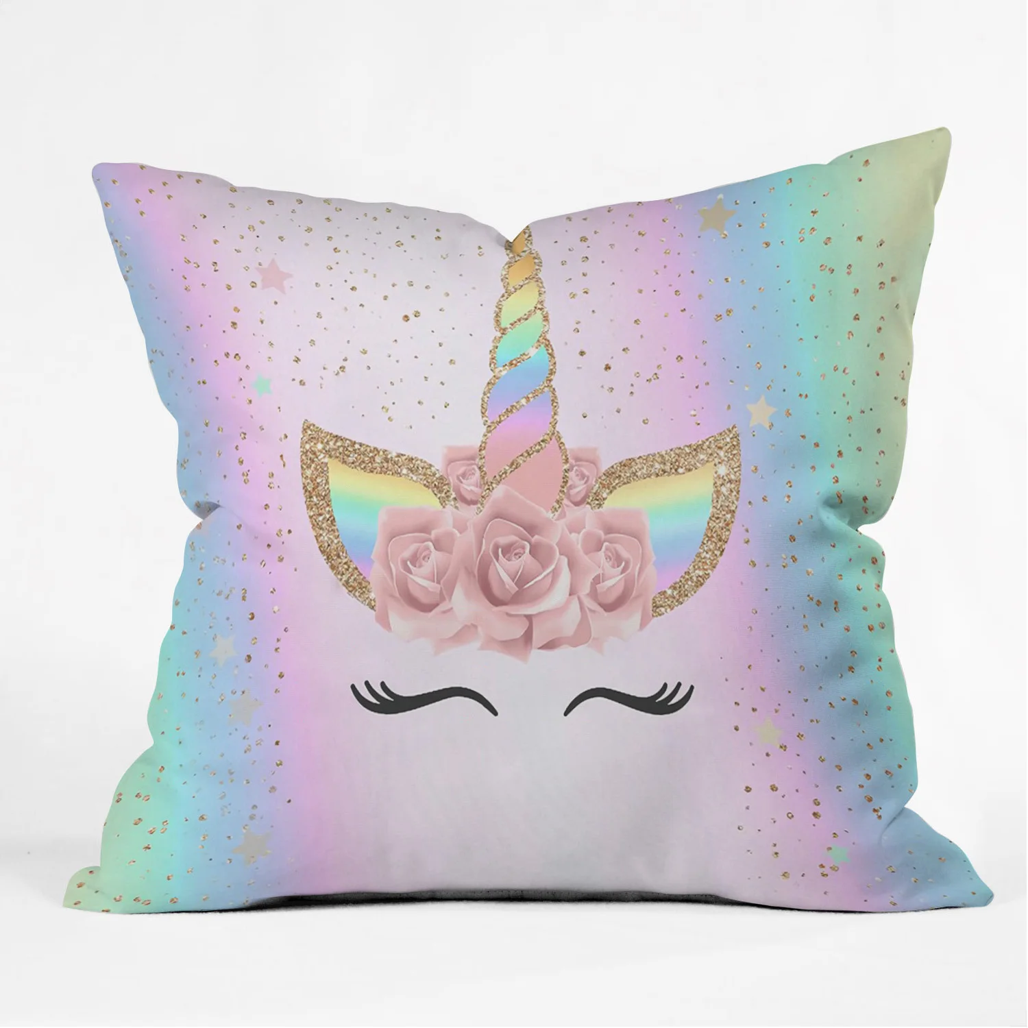 Радужный Единорог искусственная подушка чехол для телефона украшение