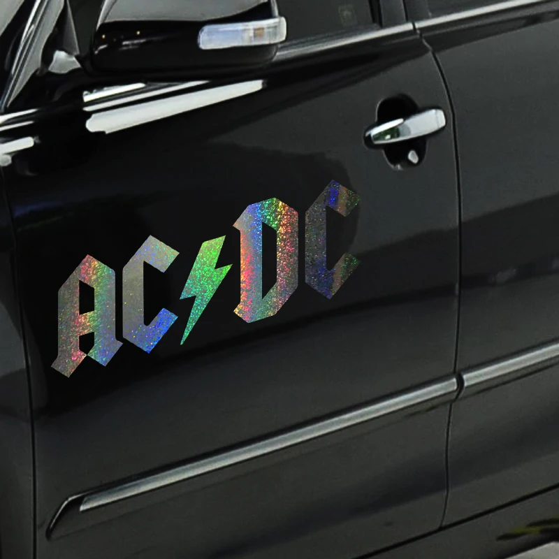 Автомобильная наклейка AC DC виниловые наклейки автомобильная окно автомобиля
