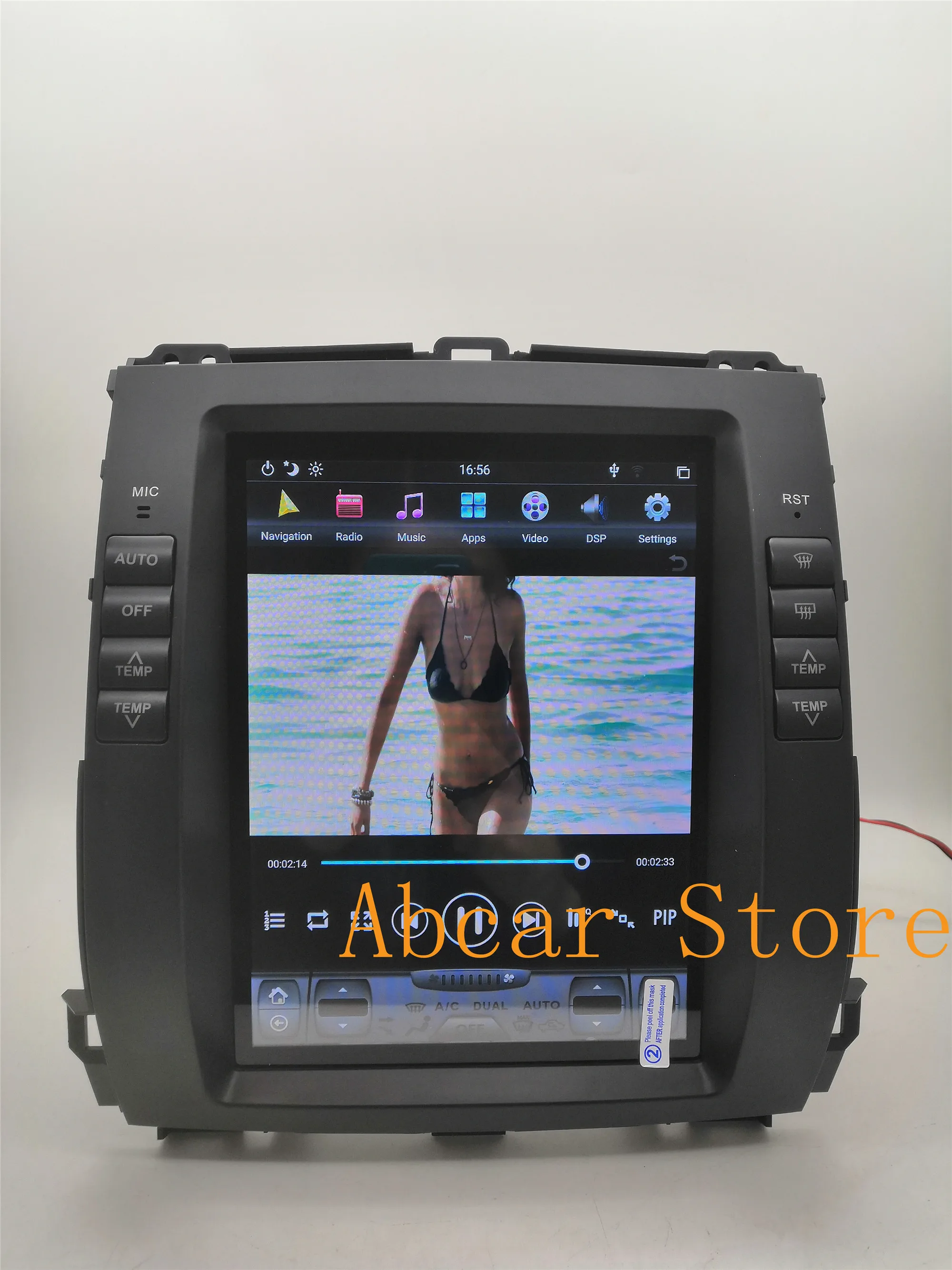 Автомобильный dvd плеер Tesla style 10 4 дюйма Android 9 0 GPS навигация для Toyota Land Cruiser Prado Lexus GX470