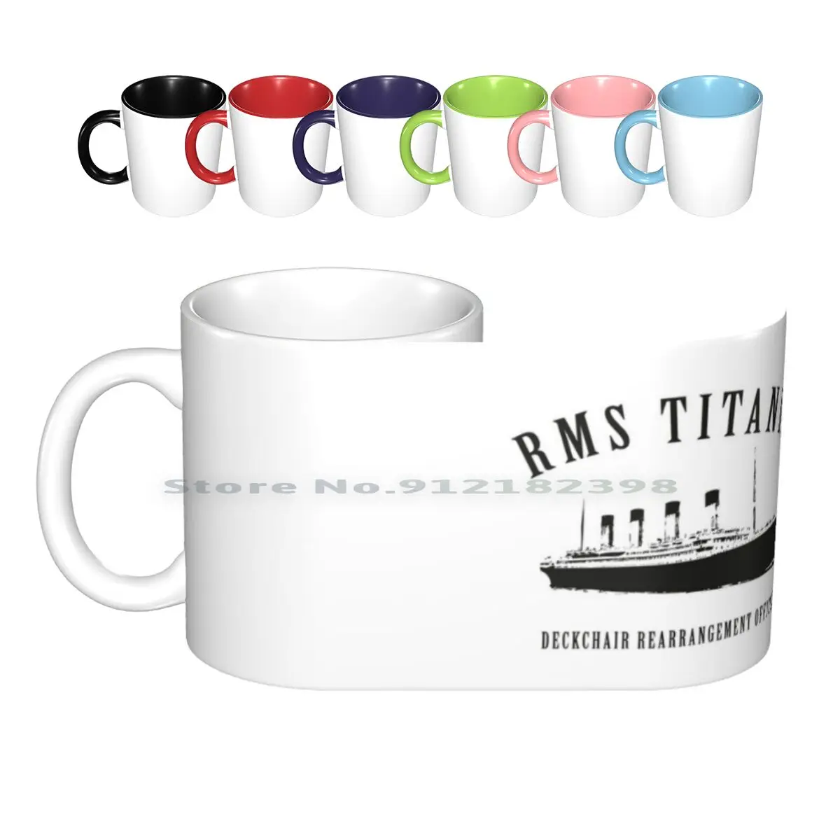 

Rms Titanic Deckchair Rearrangement Officer Ceramic Mugs Coffee Cups Milk Tea Mug Titanic Titanic Rearrange Deckchairs