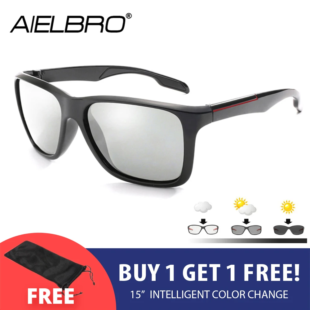 Очки для вождения AIELBRO фотохромные солнцезащитные очки мужские поляризационные