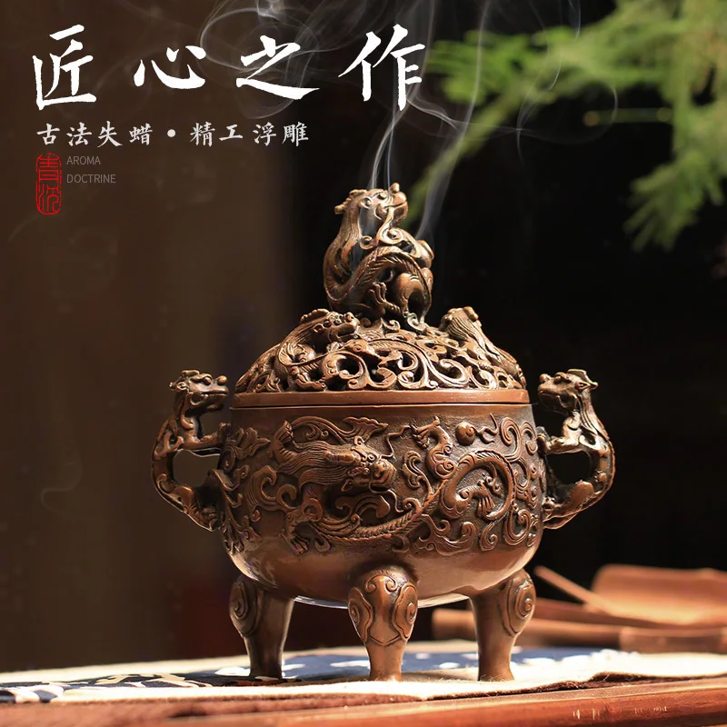 

Candle Aroma Candle Aroma Copper Small Backflow Incense Burner Modern Aromatherapy Assuaging Encensoir Incense Burners BG50IB