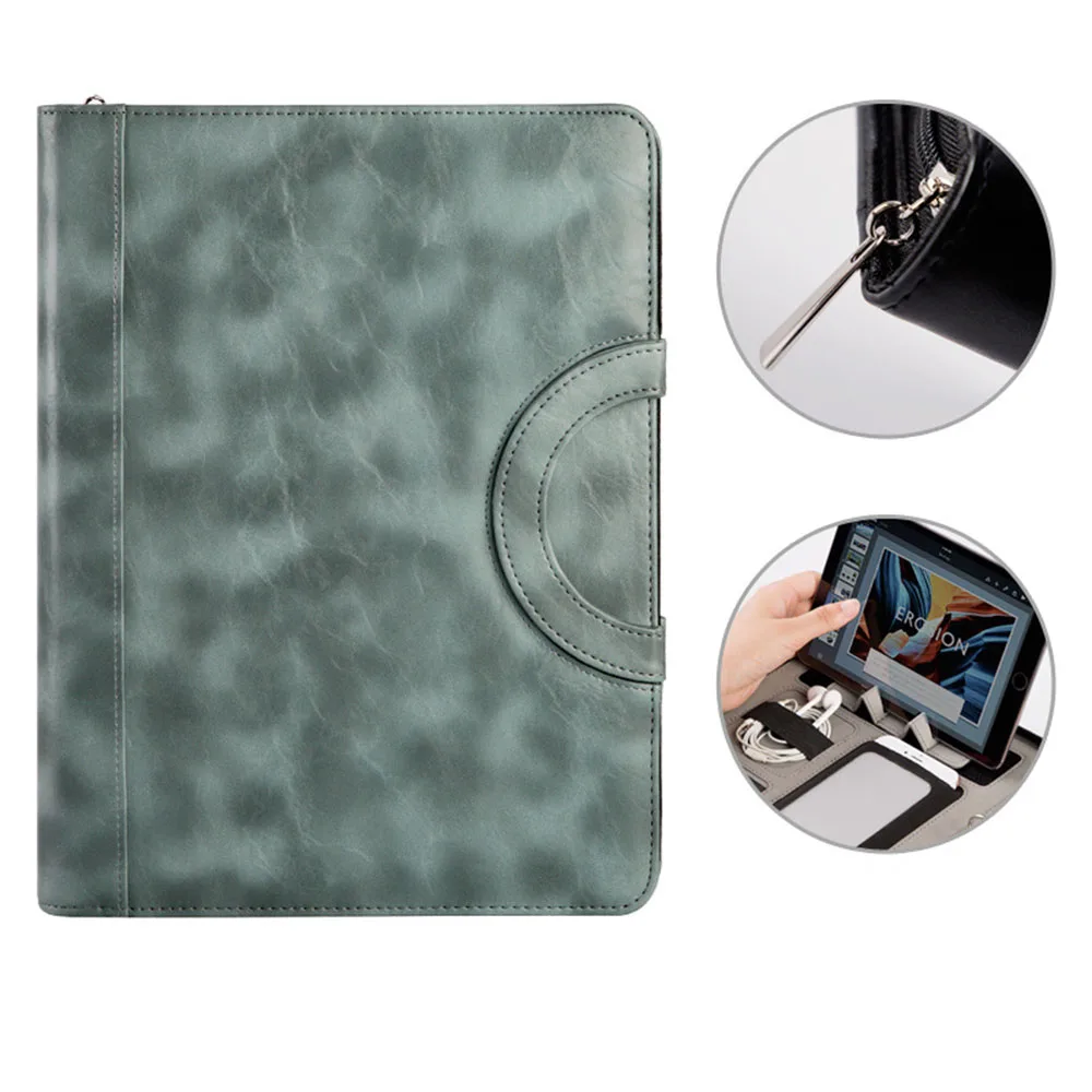 Папка папка А4 из полиуретана для документов сумок колец менеджеров портфель