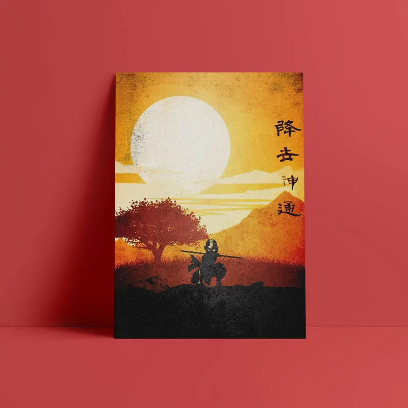 

Avatar The airbender Poster Canvas Wall Art Decoration prints for living Kid Children room Home bedroom decor painting