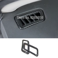 abs carbon fibre for nissan x trail t32 rogue car front small air outlet decoration cover trim car accessories styling 2pcs