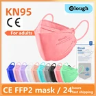 Маска с рыбкой CE ffp2mask черная FFP2 Mascarillas ffp2 mascarillas CE KN95 маски одобренные гигиеническими цветами ffp2mask многоразовая маска с рыбкой