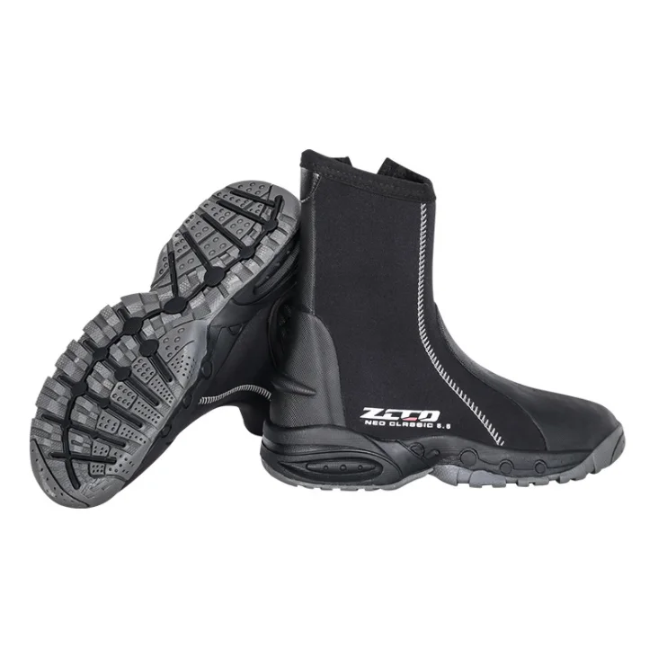 Diving boots, frog shoes, water rescue boots, diving equipment, thickened sole, enlarged size