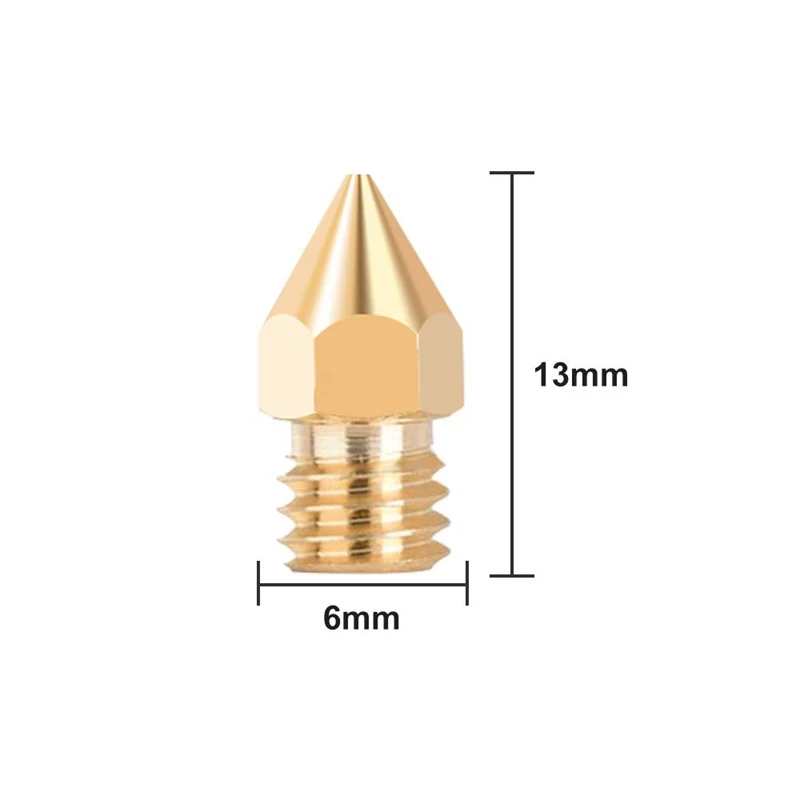 

40Pcs 3D Printer Brass Nozzle Cleaning Kit, 30Pcs 0.4mm MK8 Extruder Nozzles+10Pcs Nozzle Cleaning Needles