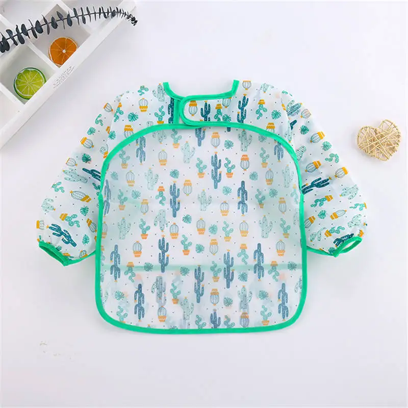 Balleenshiny New Fashion Flamingo Baby Stuff Toddler Scarf Bandana Bibs Long Sleeve Bib Waterproof Washable Girl Clothes | Детская