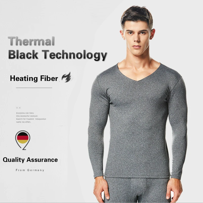 2020 новый зимний термо нижнее белье костюм для мужчин теплый плюс бархат Тонкий