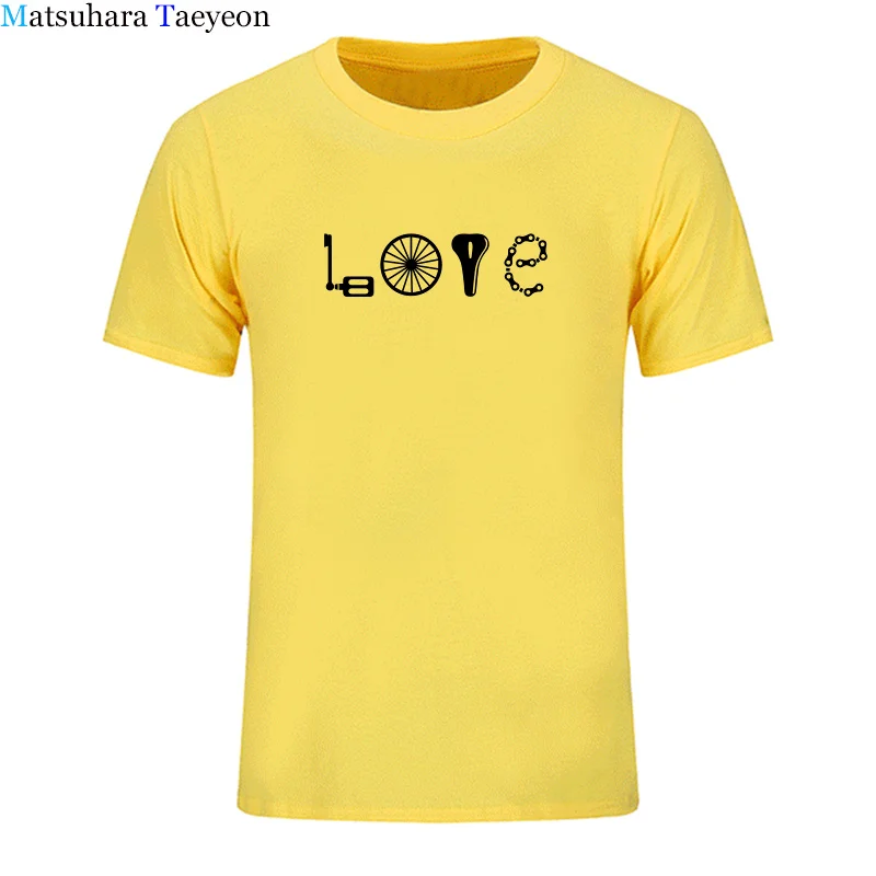 

Love Bikes t shirts Men 2020 Summer New Causal Mens T Shirts Funny Bicycle t shirt Lover Gift Tops Cool Streetwear Camisetas